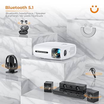 プロジェクター Yaber Pro V7 1080p Projector YABER Pro V7 9500L 5G WiFi Bluetooth Projector, Auto 6D